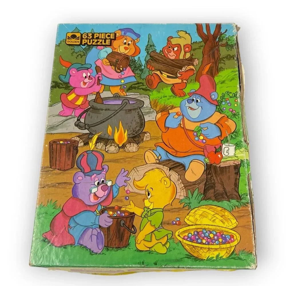 Vintage 1986 Golden 4630 Disney Adventures of the Gummi Bears 63 Pieces Puzzle